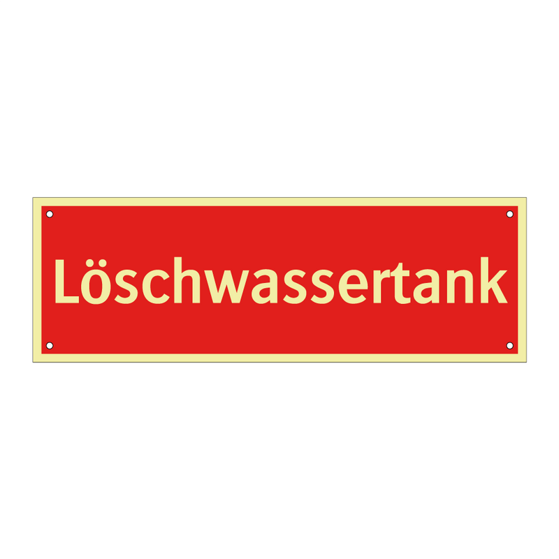 Löschwassertank