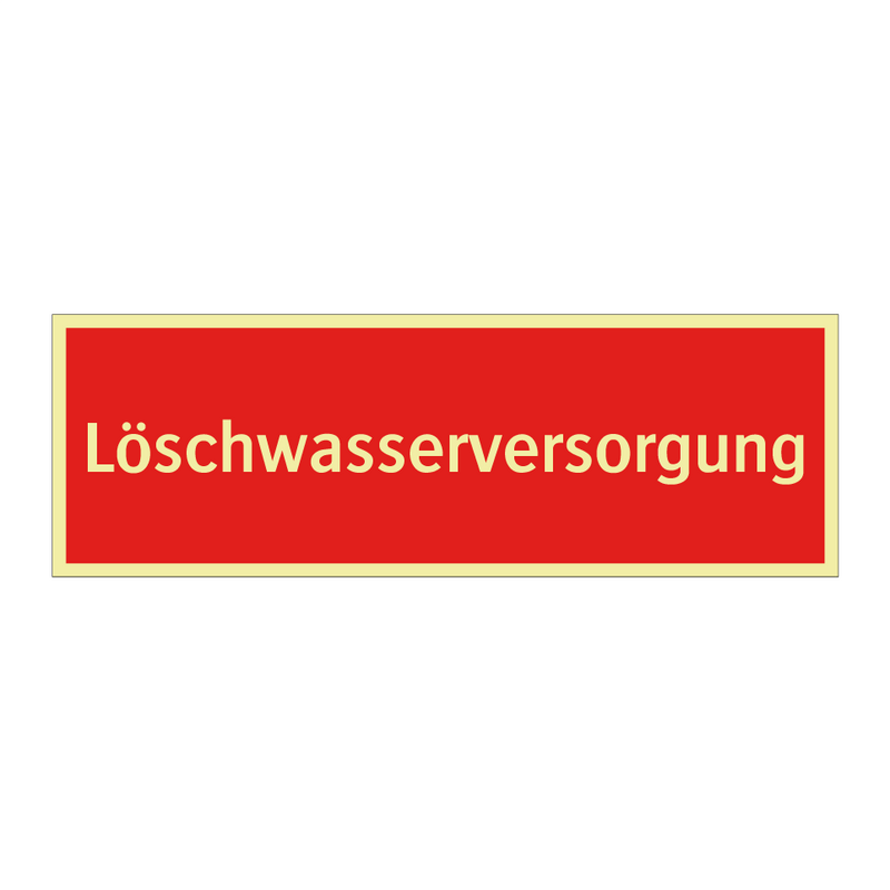 Löschwasserversorgung