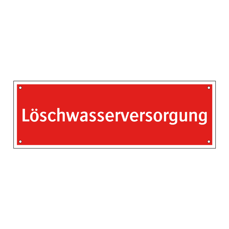 Löschwasserversorgung