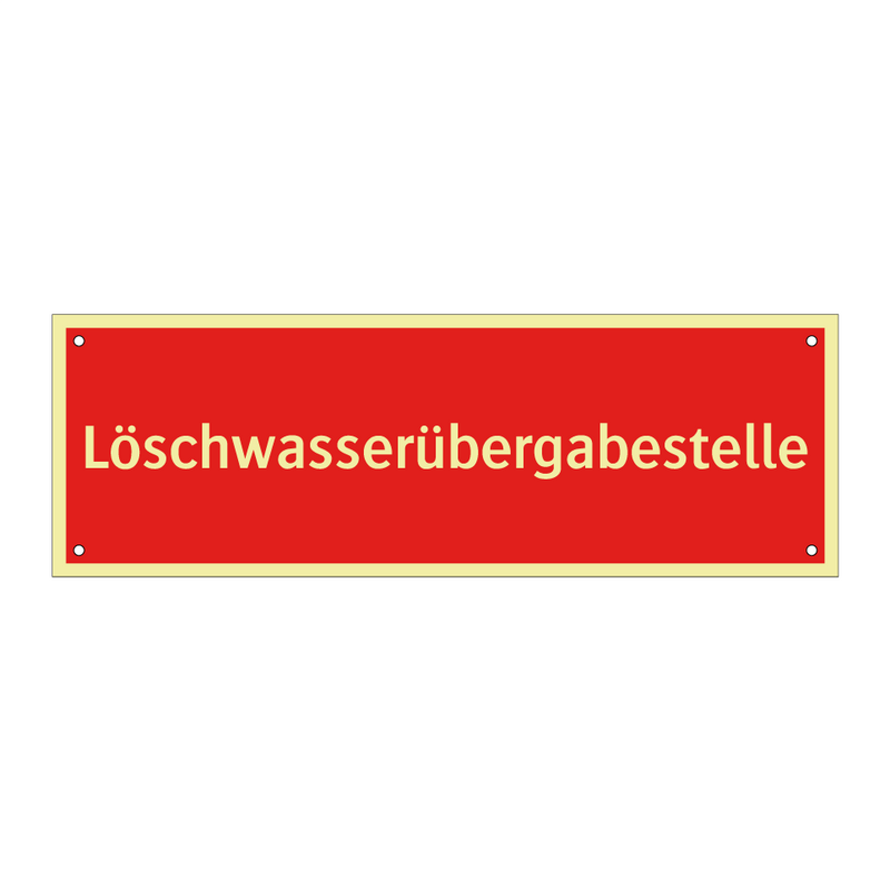 Löschwasserübergabestelle