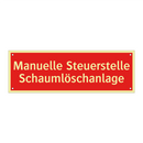 Manuelle Steuerstelle Schaumlöschanlage