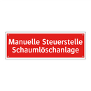 Manuelle Steuerstelle Schaumlöschanlage
