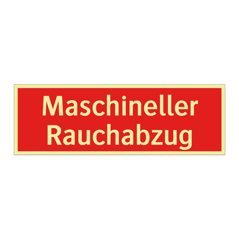 Maschineller Rauchabzug