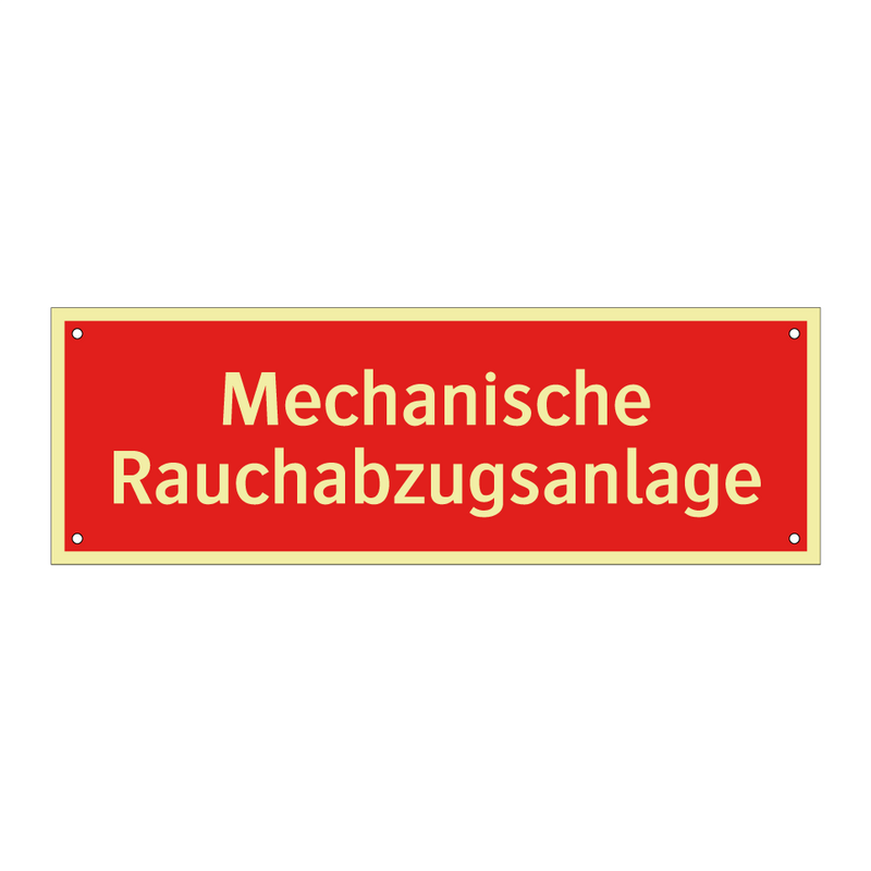 Mechanische Rauchabzugsanlage