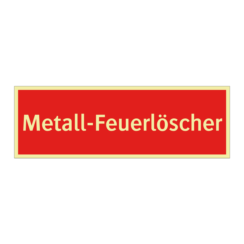 Metall-Feuerlöscher