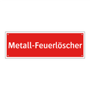 Metall-Feuerlöscher