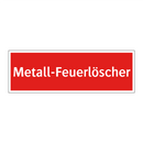 Metall-Feuerlöscher