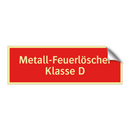 Metall-Feuerlöscher Klasse D