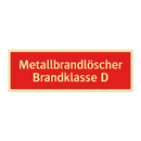 Metallbrandlöscher Brandklasse D