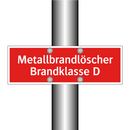 Metallbrandlöscher Brandklasse D