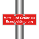 Mittel und Geräte zur Brandbekämpfung