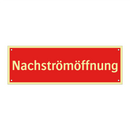 Nachströmöffnung