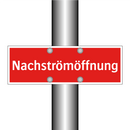 Nachströmöffnung