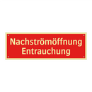 Nachströmöffnung Entrauchung