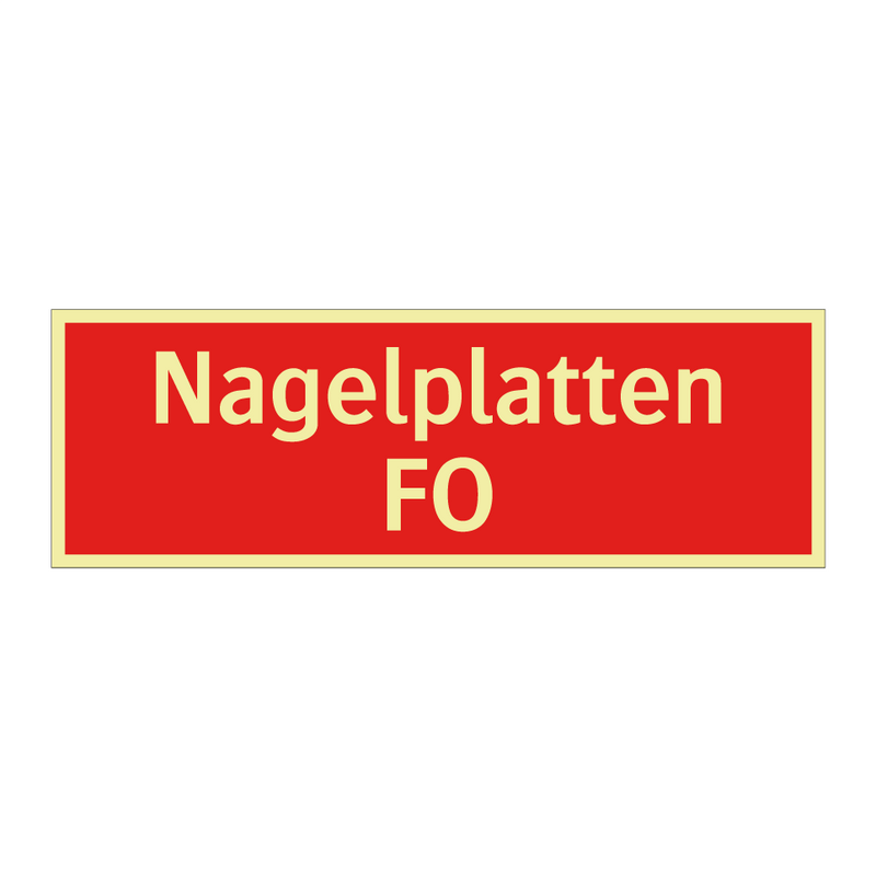 Nagelplatten FO