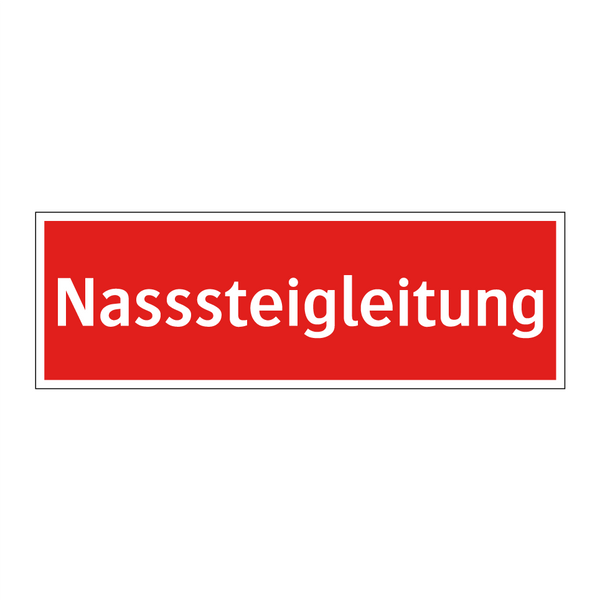 Nasssteigleitung