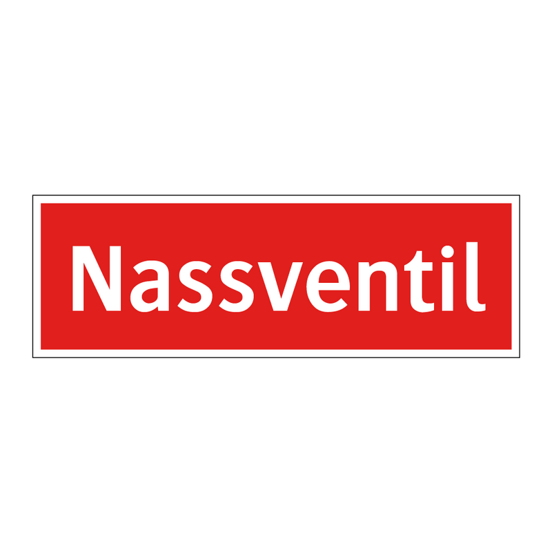 Nassventil