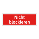 Nicht blockieren