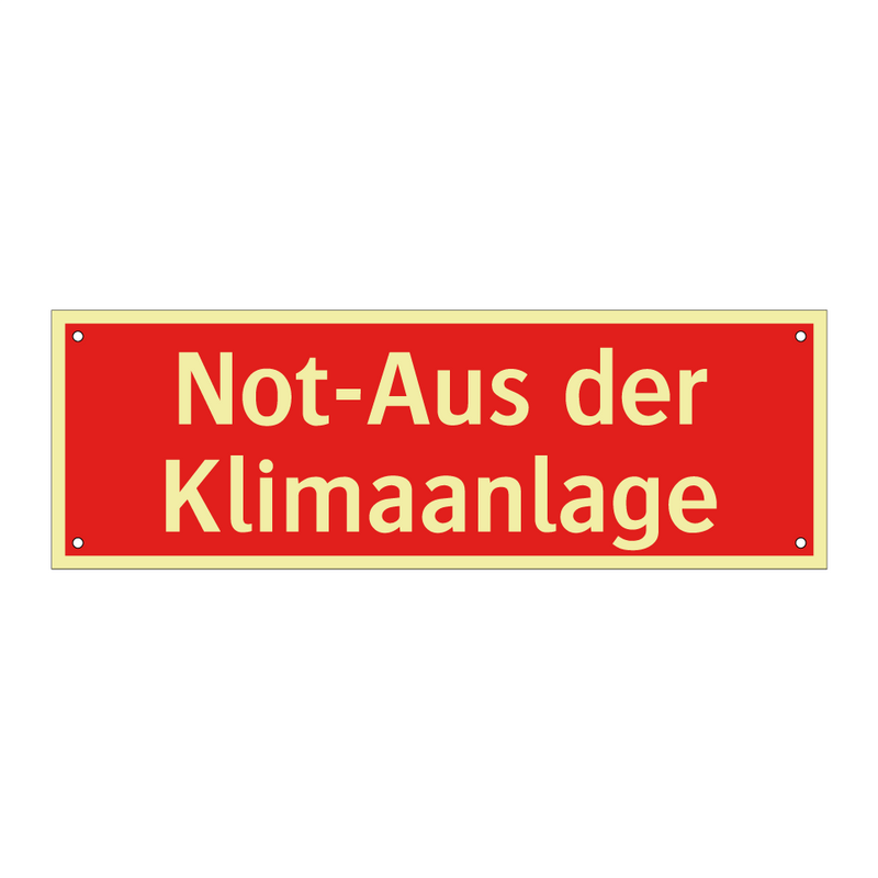 Not-Aus der Klimaanlage