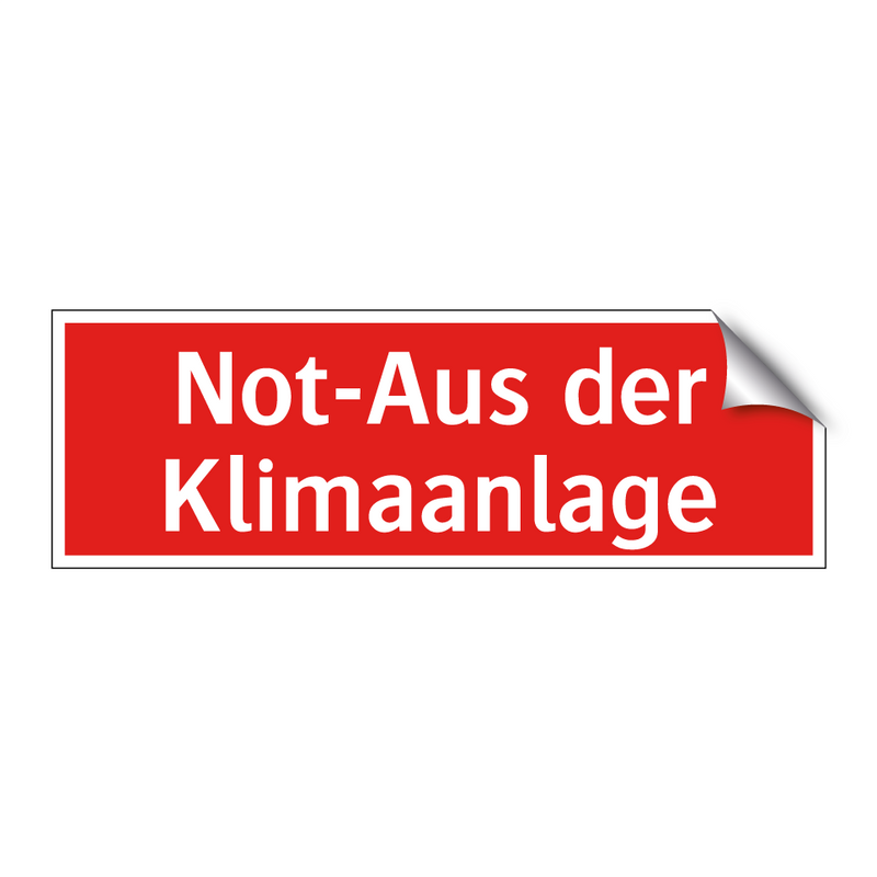 Not-Aus der Klimaanlage