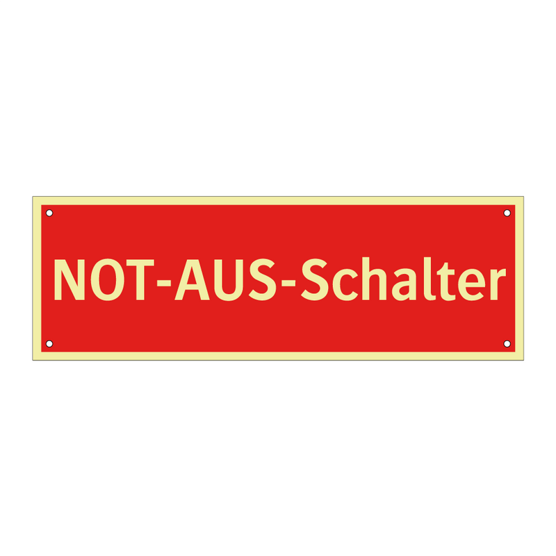 NOT-AUS-Schalter