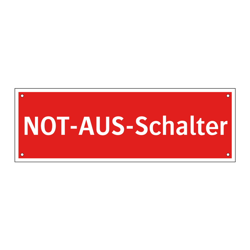 NOT-AUS-Schalter