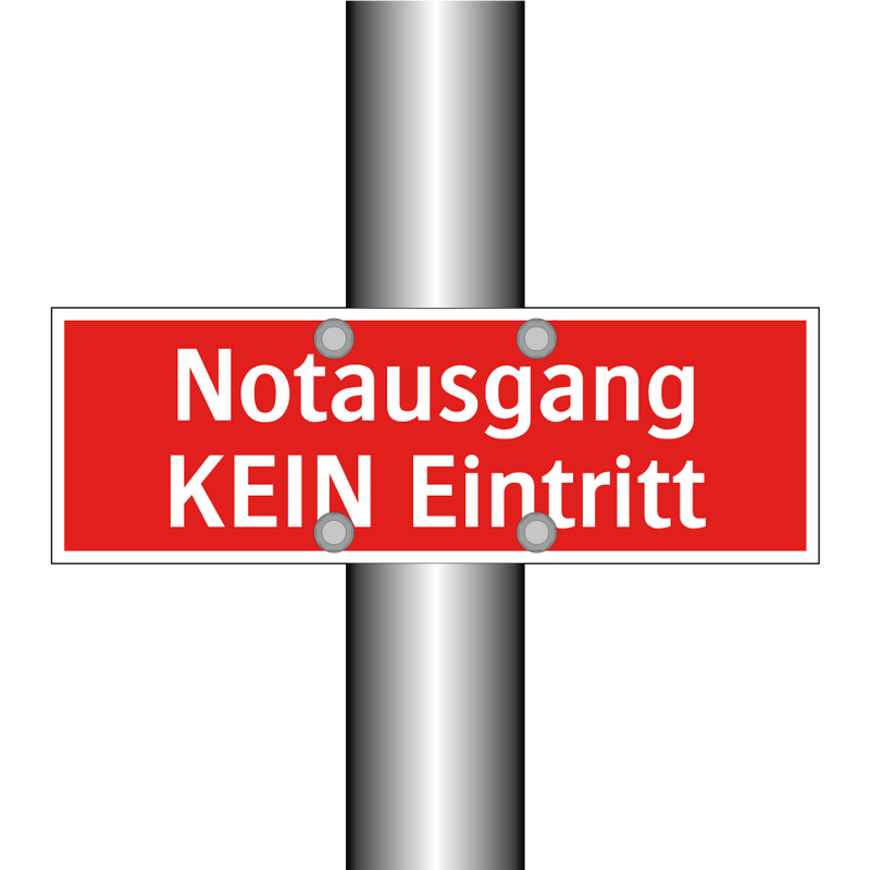 Notausgang KEIN Eintritt