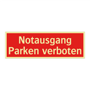 Notausgang Parken verboten