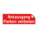 Notausgang Parken verboten