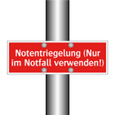 Notentriegelung (Nur im Notfall verwenden!)