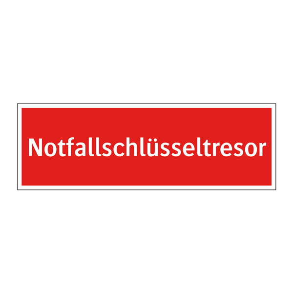 Notfallschlüsseltresor