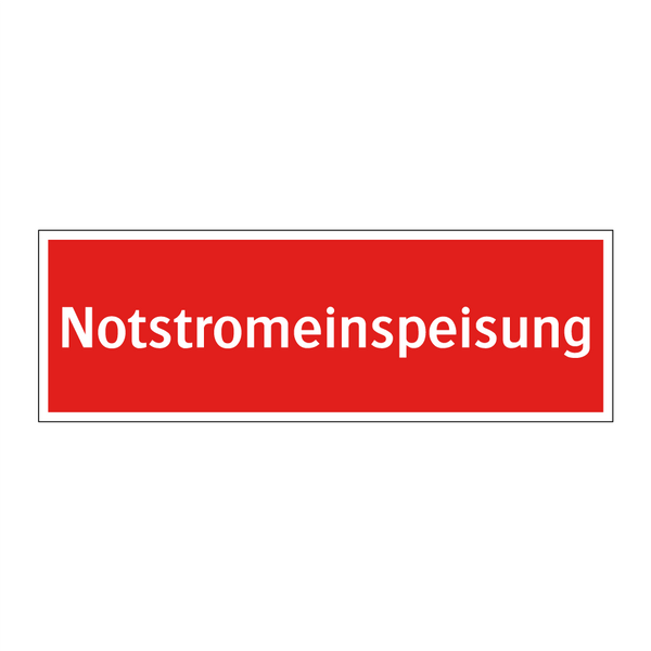 Notstromeinspeisung