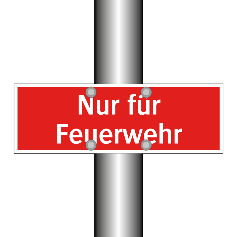 Nur für Feuerwehr