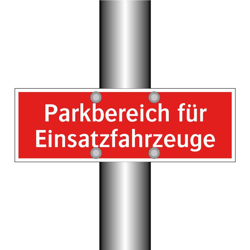Parkbereich für Einsatzfahrzeuge