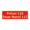 Polizei 110 Feuer Notruf 112