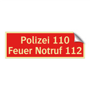 Polizei 110 Feuer Notruf 112