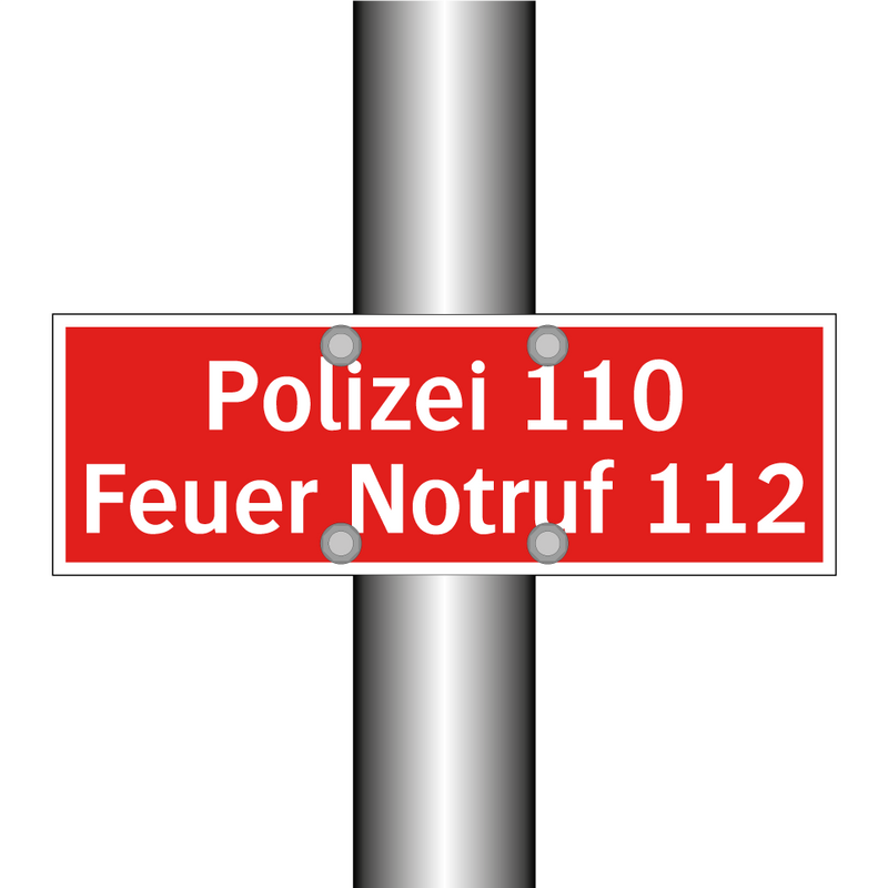Polizei 110 Feuer Notruf 112