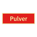 Pulver