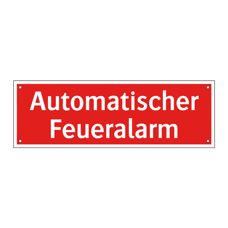 Automatischer Feueralarm