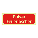 Pulver Feuerlöscher