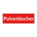 Pulverlöscher