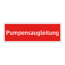 Pumpensaugleitung