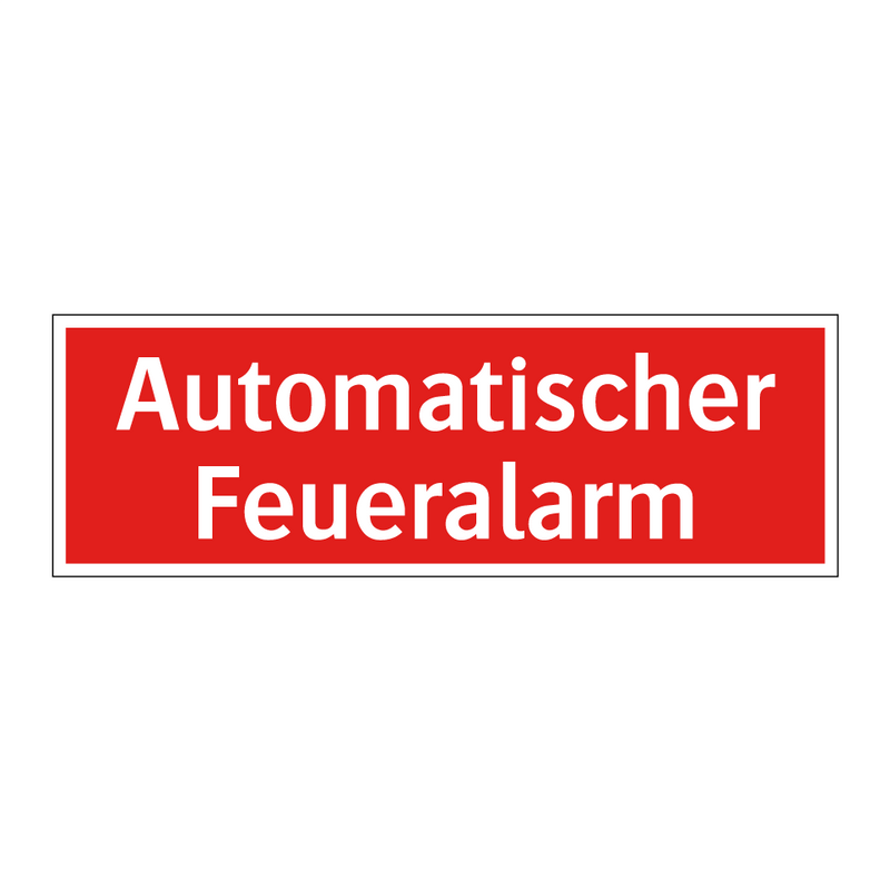 Automatischer Feueralarm