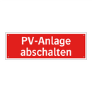 PV-Anlage abschalten