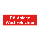 PV-Anlage Wechselrichter