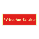 PV-Not-Aus-Schalter