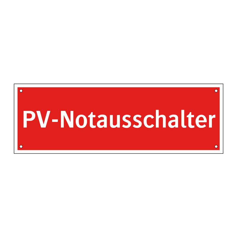 PV-Notausschalter
