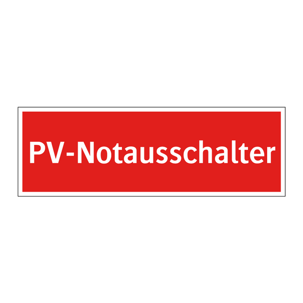 PV-Notausschalter