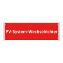 PV-System-Wechselrichter