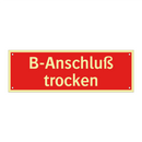 B-Anschluß trocken